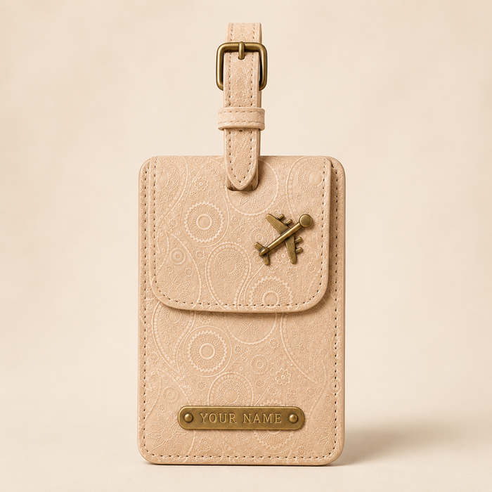 Customized Luggage Tag - Beige