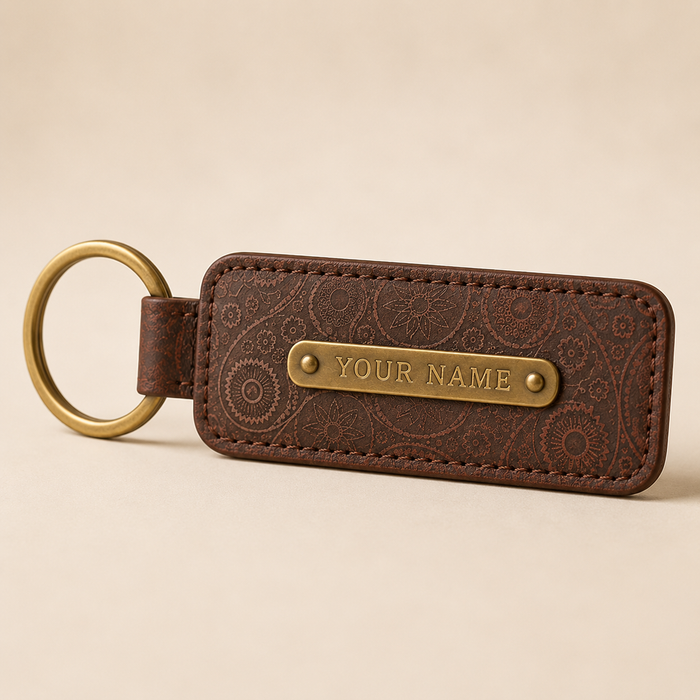 Cusomized Kaychain - Brown